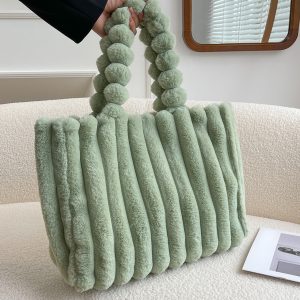 Minimalist Fluffy Tote Bag